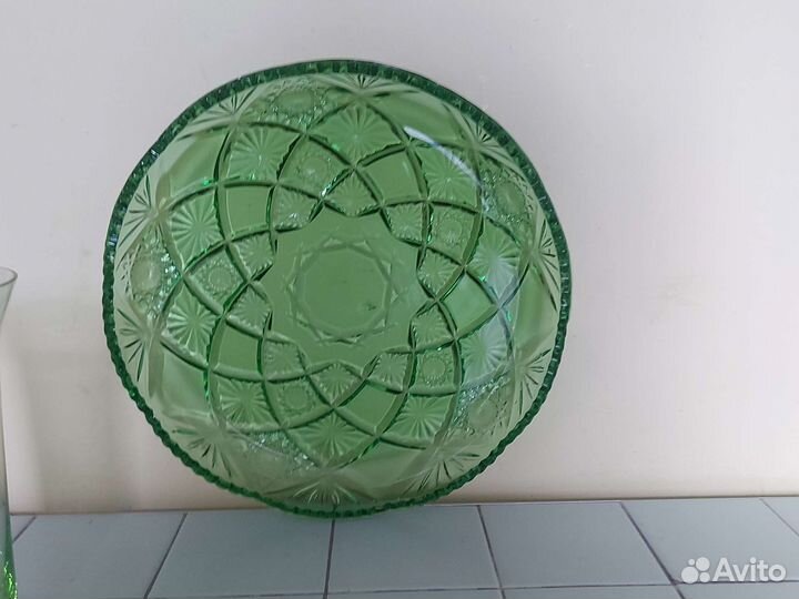 Вазы, вазочки. Цветное стекло СССР