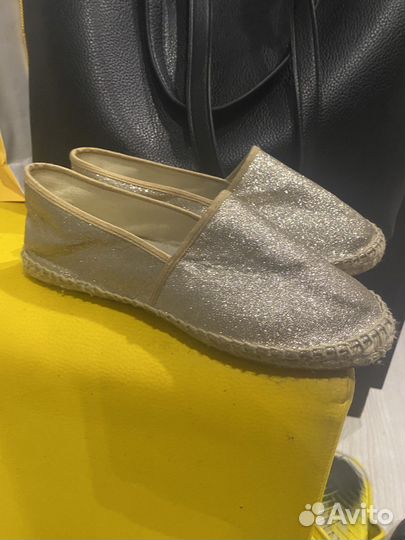 Кеды эспадрильи для девочки 34 обувь