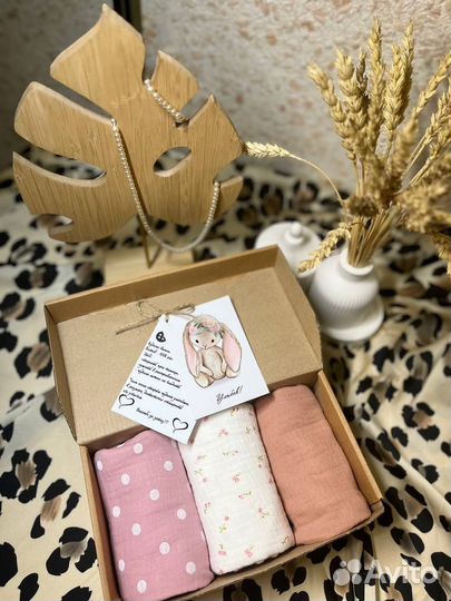 Набор.Муслиновые полотенца для детей