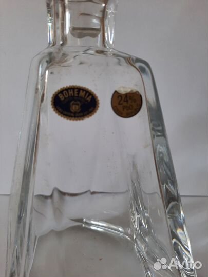 Штоф хрустальный богемия