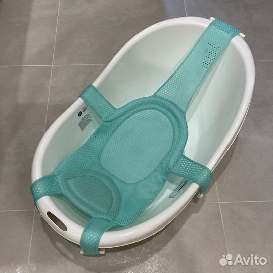 Ванночка детская для купания с термометром KidWick