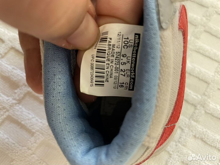 Кроссовки nike детские