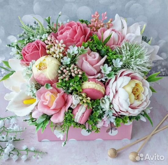 Букет из дизайнерского мыла