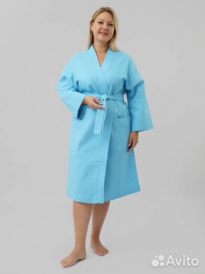 Халат банный вафельный Артикул 1421 - 1418