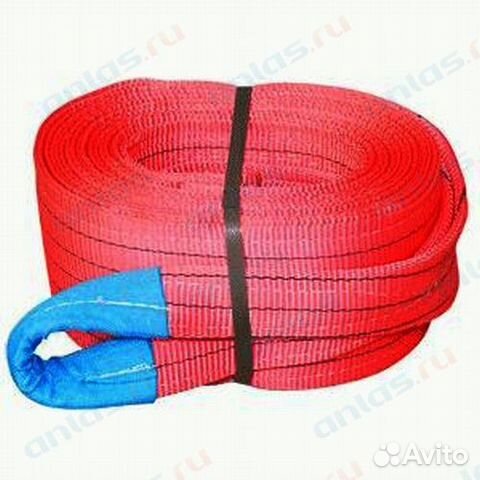 Трос буксировочный лента 53 т 6 м петля