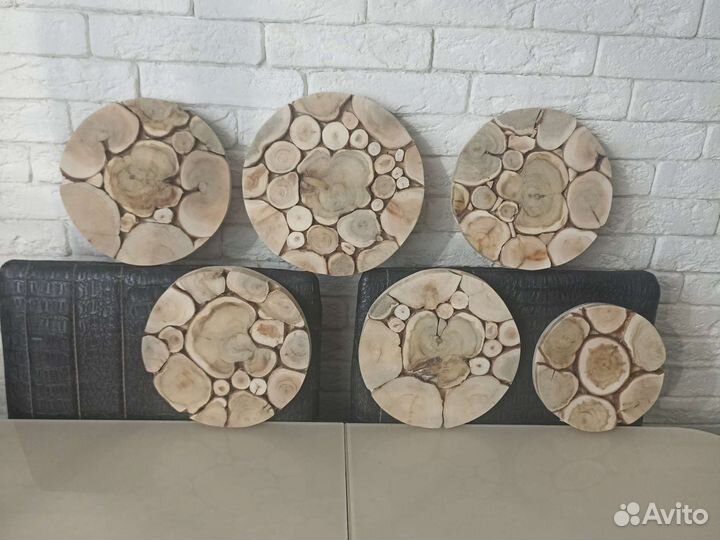 Подставка под горячее из можжевельника