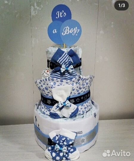 Торт из подгузников