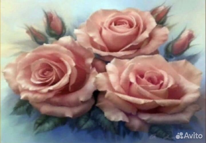 Адмазная мозаика 45х55 без подрамника. Новая