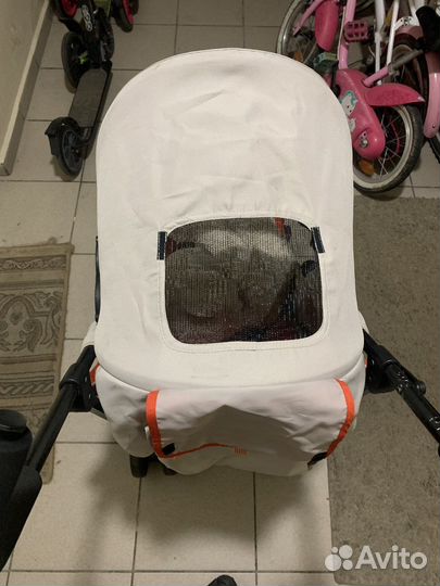 Коляска трость foppapedretti бу оранжевая