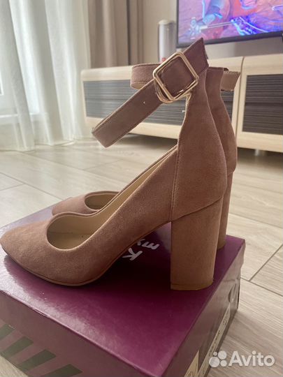 Туфли замшевые