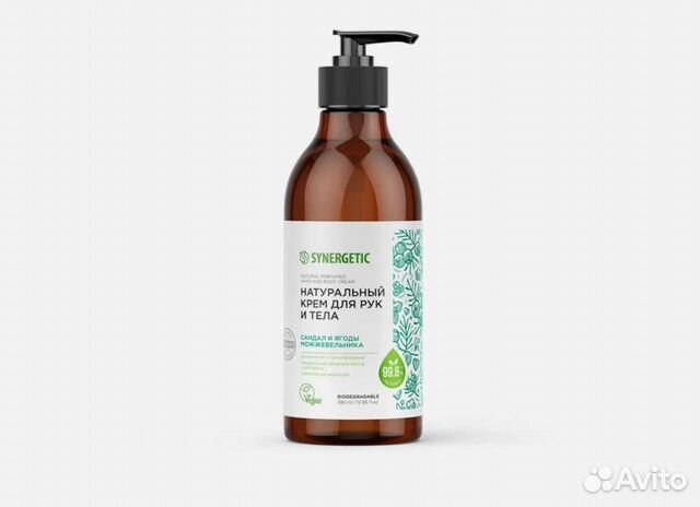 Крем для рук и тела synergetic сандал
