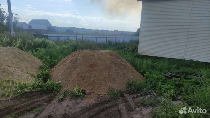 Грунт для подъёма участка, плодородка, песок