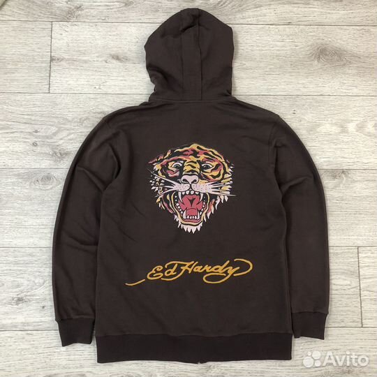 Архивное зип худи ed hardy y2k opium