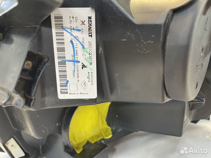 Фара правая duster