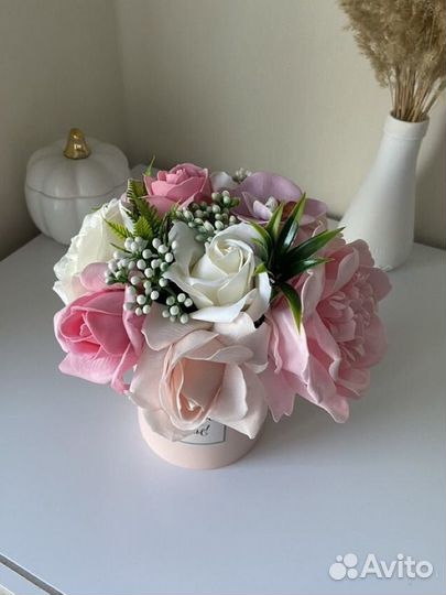 Букеты из мыльных цветов