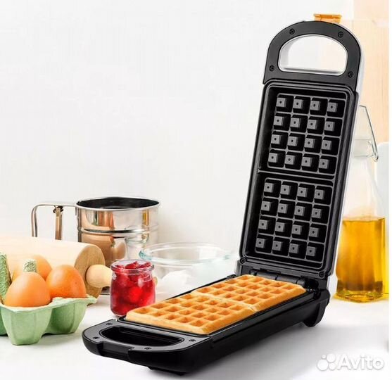 Вафельница для бельгийских вафель Kitfort кт-1689