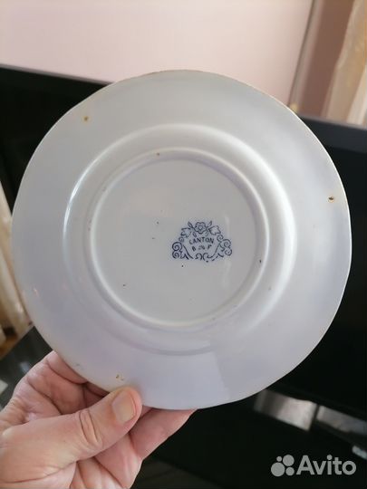 Тарелка 19 век Европа