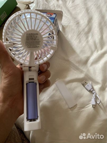 Мини-вентилятор складкой