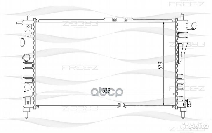 Радиатор KK0136 free-Z