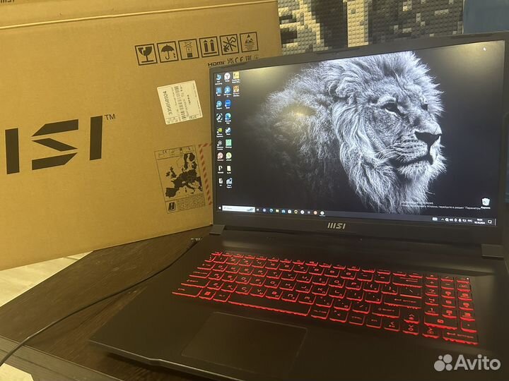 Игровой ноутбук msi katana