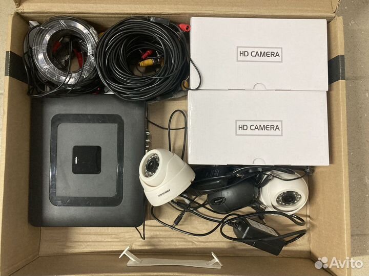 Комплект аналогового видеонаблюдения 4-х канальный