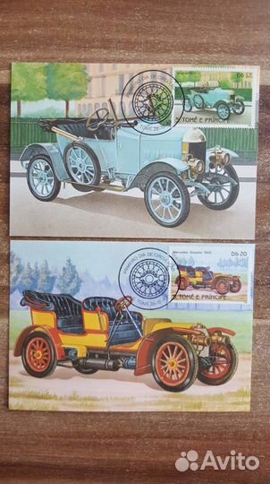 Сен-Томе и Принсипе. Картмаксмум. 1983. Ретро авто