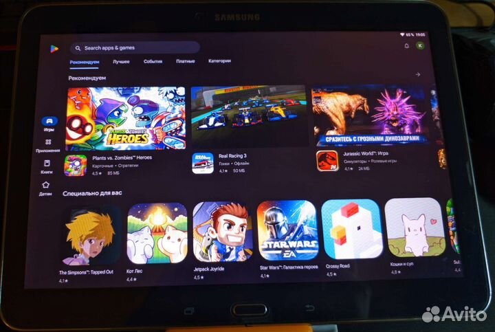 Samsung galaxy tab 4 T530, 10 дюймов, 16Гб+64Гб