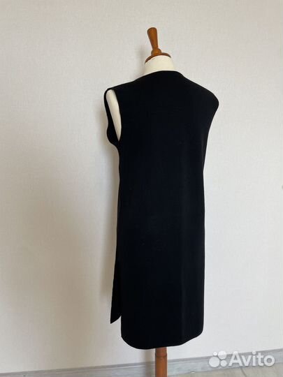 Женский жилет удлиненный Max Mara 46 M черный