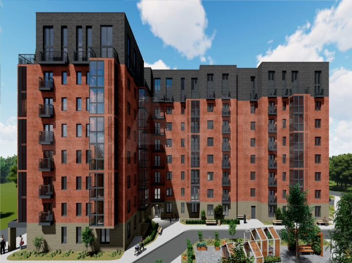 2-к. квартира, 66,9 м², 7/8 эт.