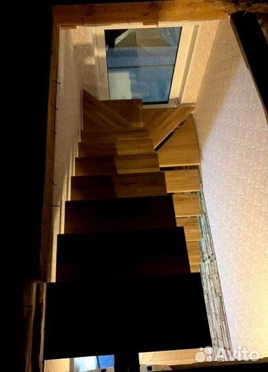 Забежная лестница с установкой