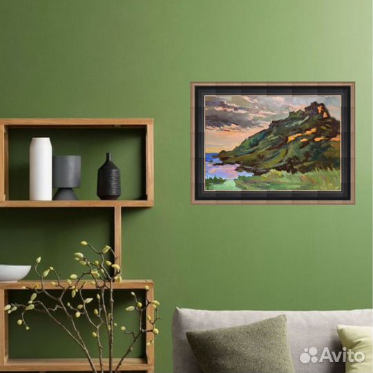 Картина маслом на холсте Горы Путешествия