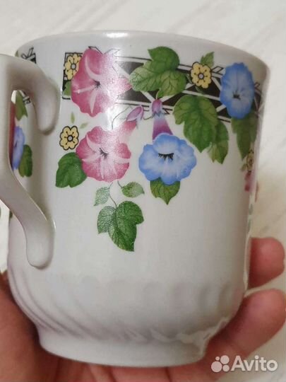 Чашки бокалы фарфор СССР новые