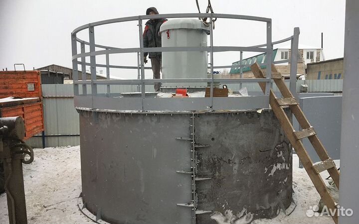 Фильтр цемента для силоса с пневмоочисткой