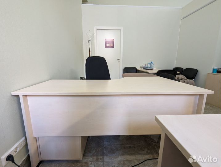 Стол левый 160X90/60X76 эрго берёза