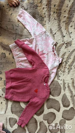 Пакетом вещи на девочку