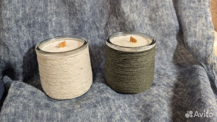 Ароматическая свеча ручной работы