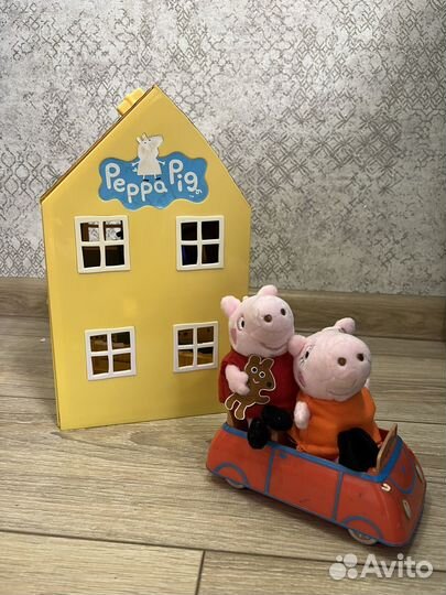 Игрушка Свинка пеппа дом и машина