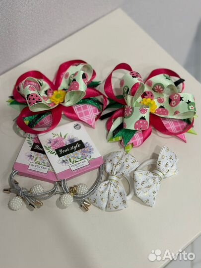 Набор заколок и резиночек 6 шт