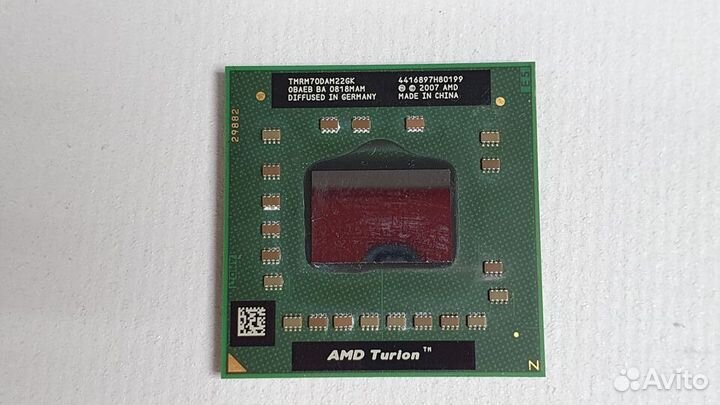 Процессоры AMD Turion RM70 RM72 RM74 RM75