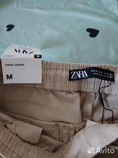 Брюки мужские карго джогеры Zara