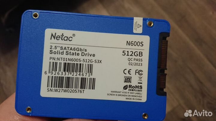 Хороший SSD Netac 512 Gb