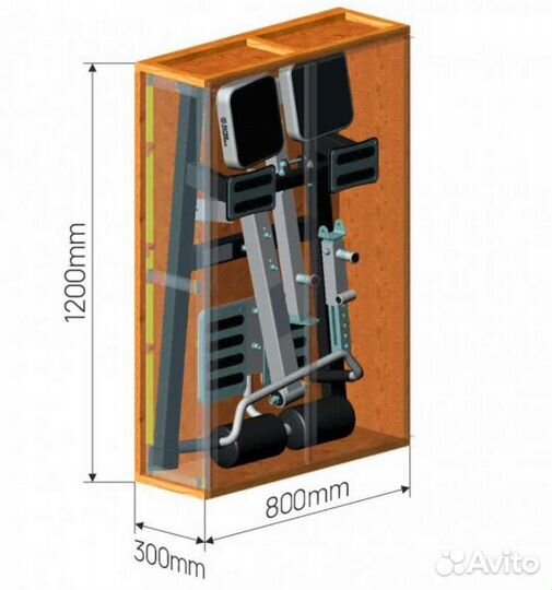 Гиперэкстензия регулируемая 2в1