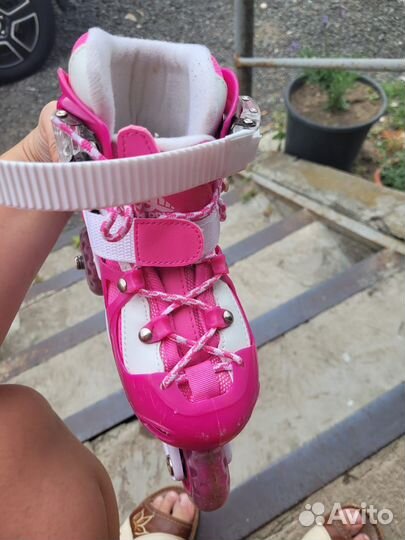 Роликовые коньки детские раздвижные