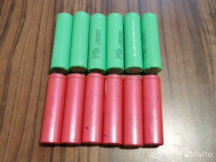 Б.у. аккумуляторы 18650, рабочие