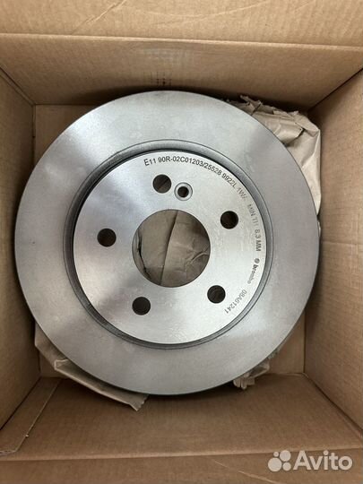 Новые задние тормозные диски Brembo 08.A612.41