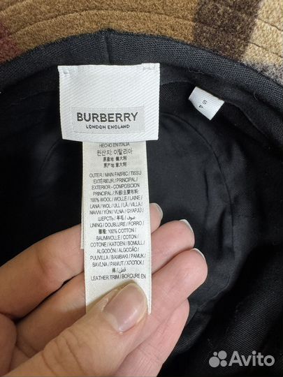 Шерстяная панама Burberry оригинал