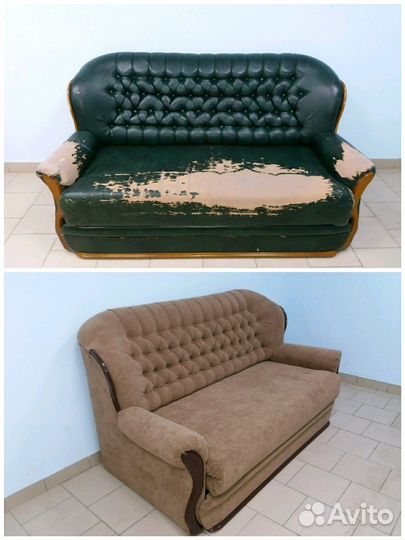 Перетяжка ремонт мебели