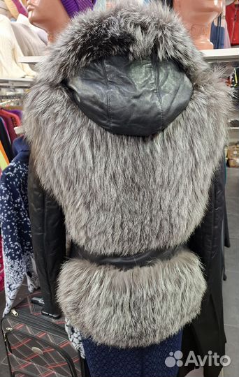 Куртка кожаная женская