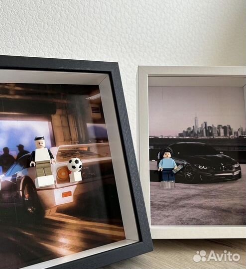 Подарок девушке парню лего в рамке