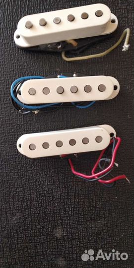 Carvin pickguard. Сет фендеровских датчиков